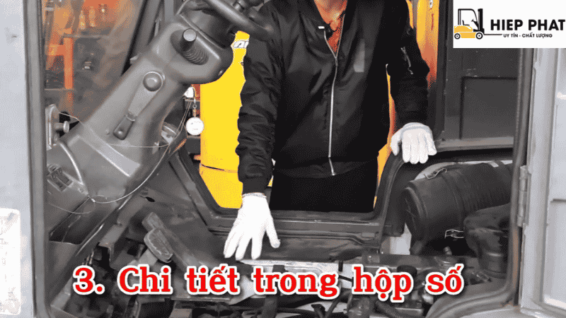chi tiết hộp số xe nâng