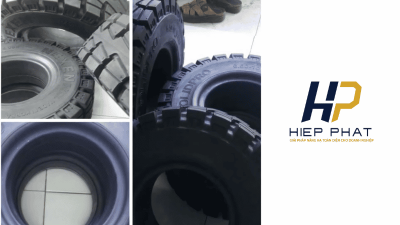 Công ty Hiệp Phát cung cấp da dạng kích thước lốp xe nâng Nexen