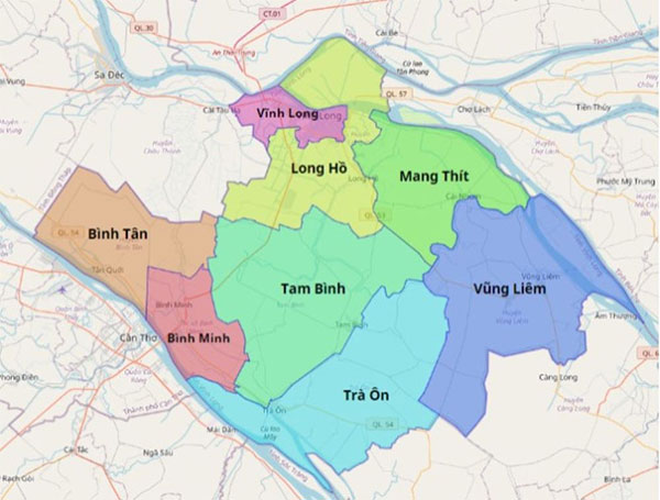 khu vực cho thuê xe nâng tại Vĩnh Long