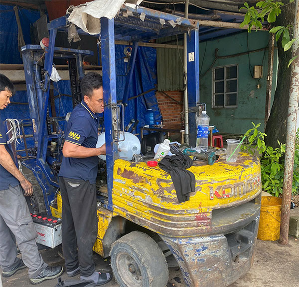 sửa xe nâng tận nơi tại quận Bình Tân