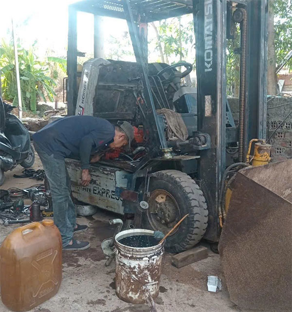 sửa chữa động cơ xe nâng tại Đồng Tháp