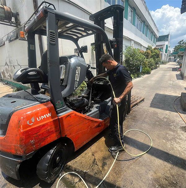sửa xe nâng kcn Amata