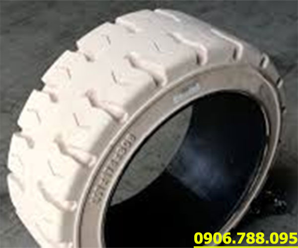 Lốp xe nâng trắng không vệt
